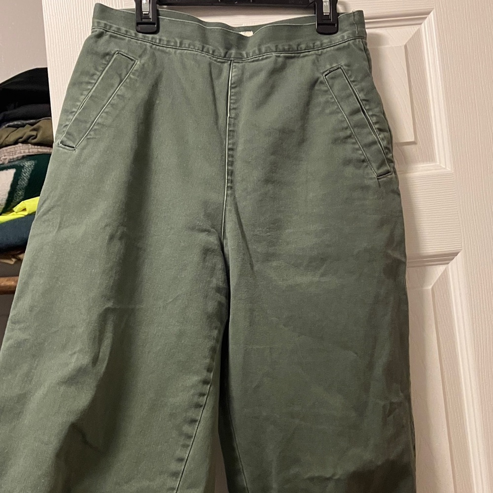 Ann Taylor Olive Green Chinos - Picture 7 of 11
